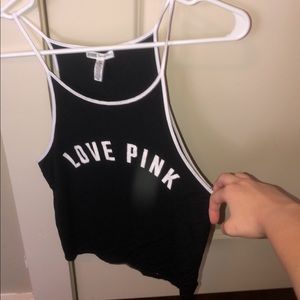 Pink crop top